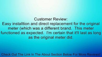 12V VOLTMETER, 8-18 VOLTS, 2 Inch Review