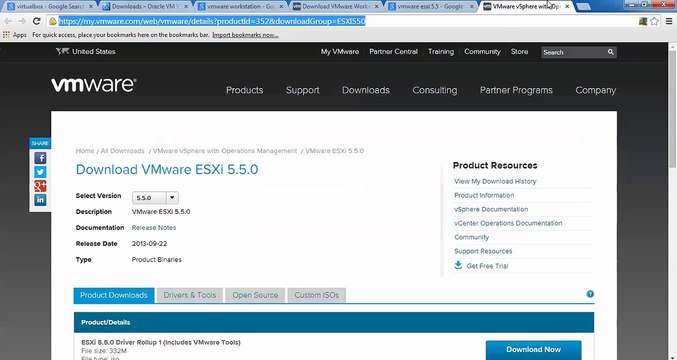 How to Install & Configure VMware ESXi v5 on Virtual Box