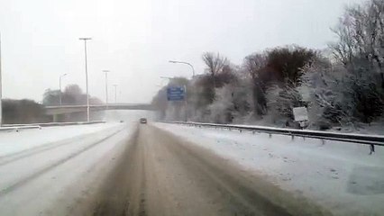 Neige et verglas sur la Belgique