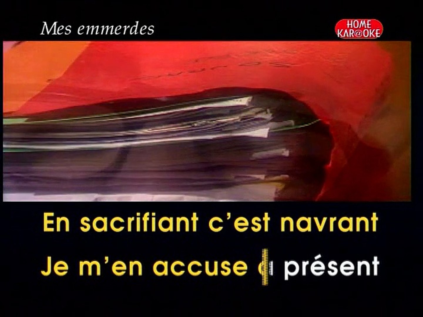 Karaoke Charles Aznavour Mes Amis Mes Amours Mes Emmerdes Video Dailymotion