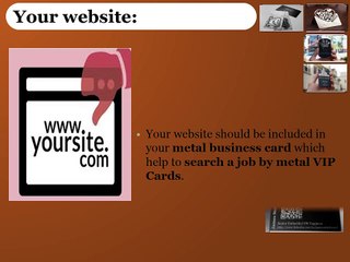 Most Important features of Metal Business Cards