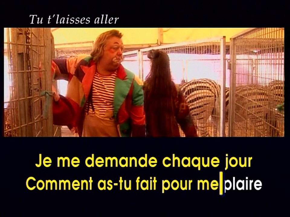 KARAOKE CHARLES AZNAVOUR - Tu te laisses aller