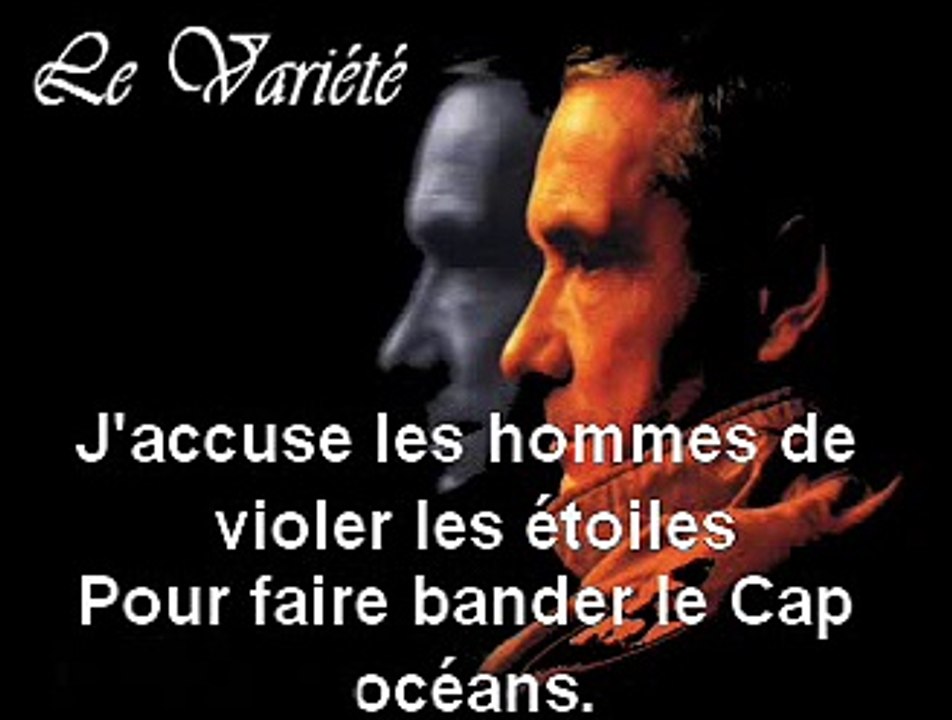 KARAOKE MICHEL SARDOU - J'accuse