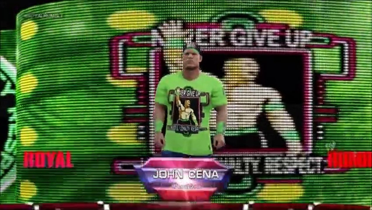 Royal Rumble 2015 part 1 [John Cena vs Triple H - Le vainqueur se qualifie pour le Rumble Match]