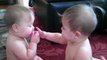 little chids acting on eating, funny clip, childs fun, entertainment
