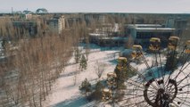 Chernobyl under the snow : amazing Drone Footage!