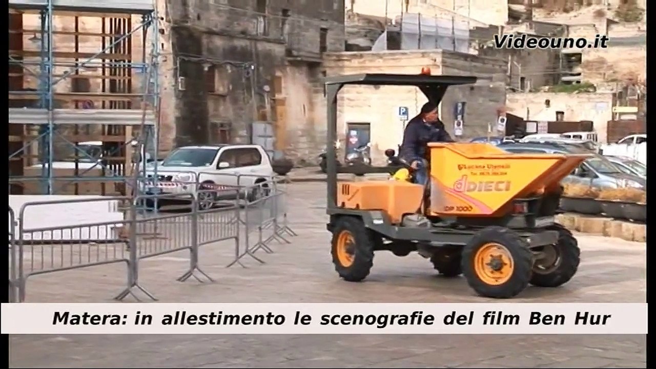 Matera: le prime scenografie per il remake di Ben Hur