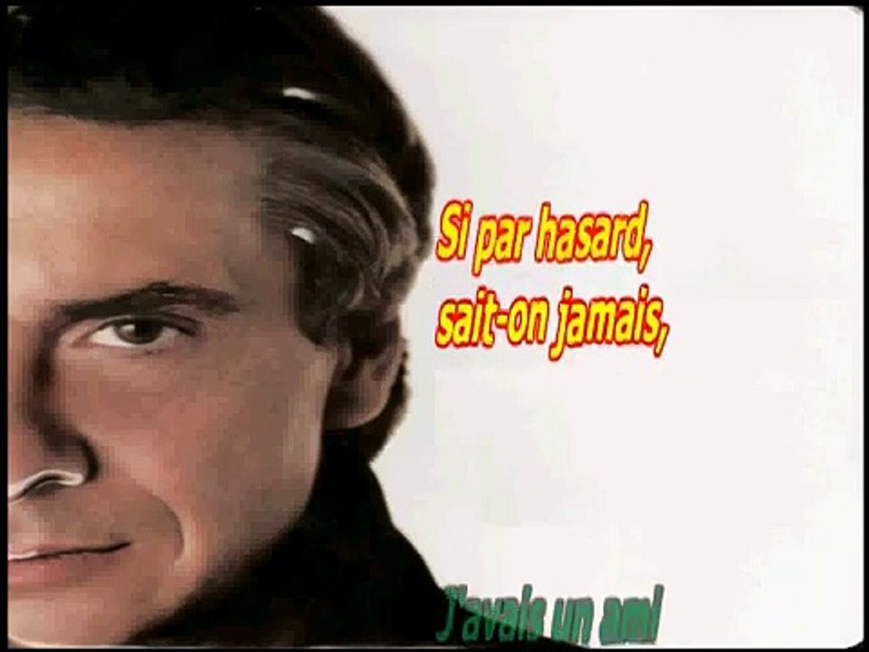 KARAOKE MICHEL SARDOU - Je ne suis pas mort, je dors