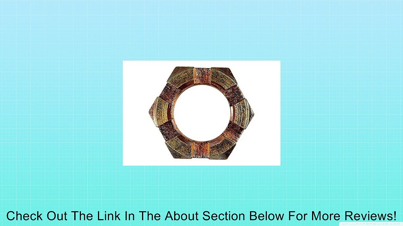 Dorman (615-040) 1-1/8" Hex Size x 3/4"-16 Thread Size Spindle Nut Review