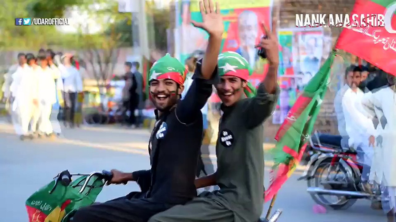 PTI Nankana Sahib Jalsa Video by Usman Dr team UD