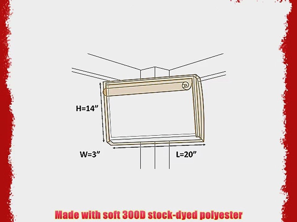 19 Inch Outdoor TV Cover (Full Flip Top Cover) - 12 sizes available