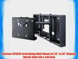 Peerless SP850P Articulating Wall Mount for 26 to 58 Displays (Black) VESA 100