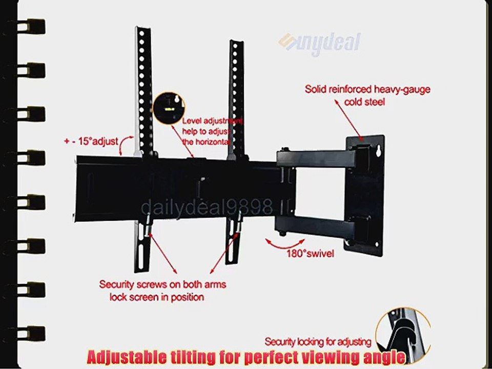 Tilt TV Mount Fit Philips 32 32PFL3514D/F7 32PFL3505D/F7 32PFL3504D/F7 32PFL5403D-27 32PFL3403D-27