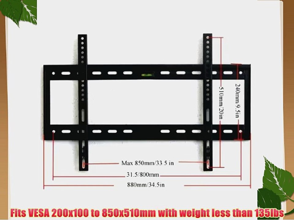 VideoSecu Brand New Black Extra Large Plasma LCD TV Wall Arm Mount Fits SONY 37-55 KDL-37XBR6