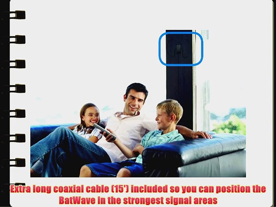 Winegard Company BA-4000 BatWave HDTV Indoor Antenna for Digital TV