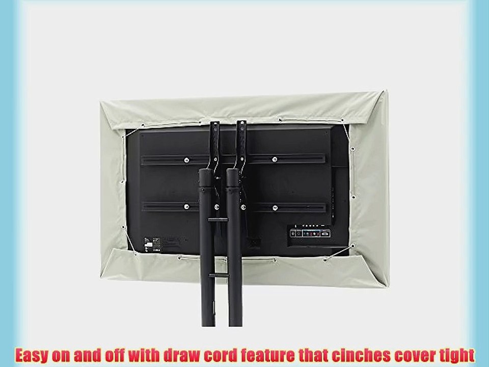 50 Inch Outdoor TV Cover (Front Half Cover) - 13 sizes available