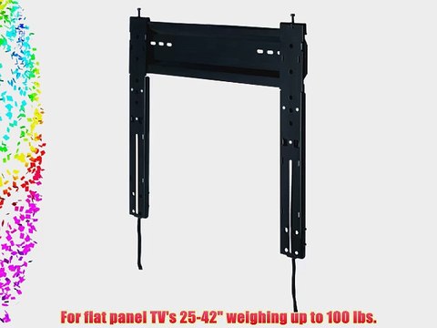 AVF Super Slim ZL4600-A Flat to Wall TV Mount for 25-42-Inch Flat Panel TV Screens (Black)