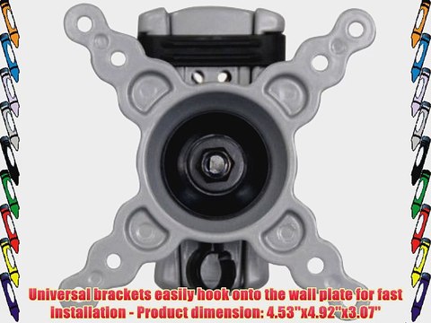 Pyle PWLB243 10-Inch to 24-Inch Flat Panel Articulating TV Wall Mount