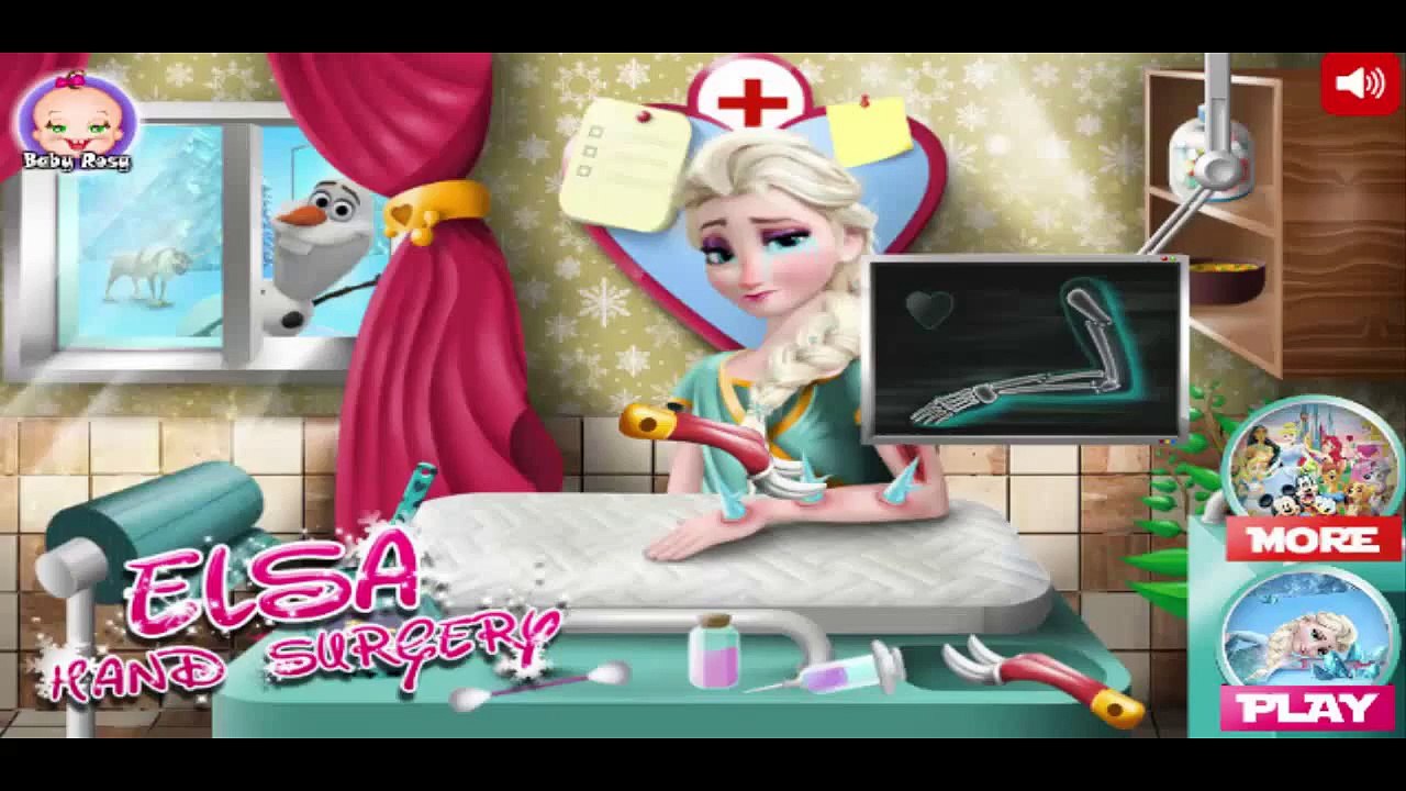 《〒》 Frozen Elsa Hand Surgery Game 《〒》
