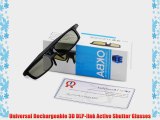 Okeba Ultralight DLP Active Shutter Glasses For All of 3D Ready DLP-LINK Projector