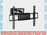 Monoprice Adjustable Tilting/Swiveling Wall Mount Bracket for LCD LED Plasma Corner Friendly