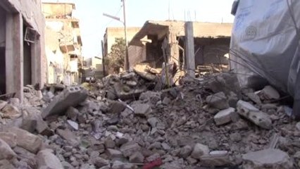 Aa Ekibi, Suriye'nin Ermanaz Beldesindeki Yıkımı Görüntüledi