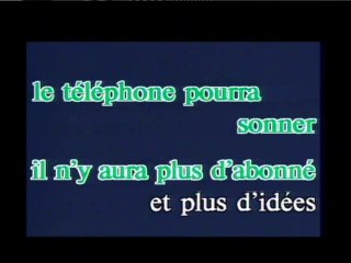 KARAOKE MICHEL BERGER - Le paradis blanc
