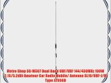 Metro Shop SG-M507 Dual Band UHF/VHF 144/430MHz 100W 2.15/5.2dBi Amateur Car Radio Mobile/