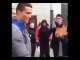 Footballer Cristiano Ronaldo Is Disguised As Homeless To Surprise A Young Real Madrid Fan