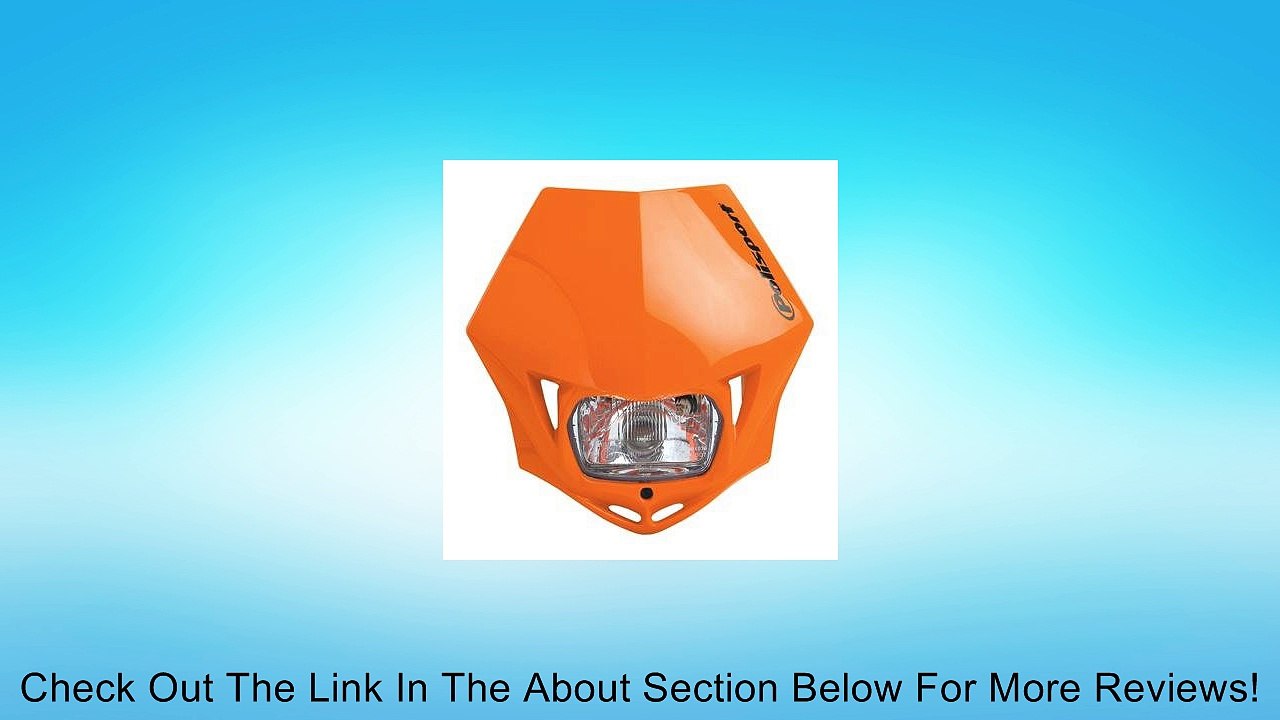 Polisport MMX Universal Headlight - Orange 8663500005 Review
