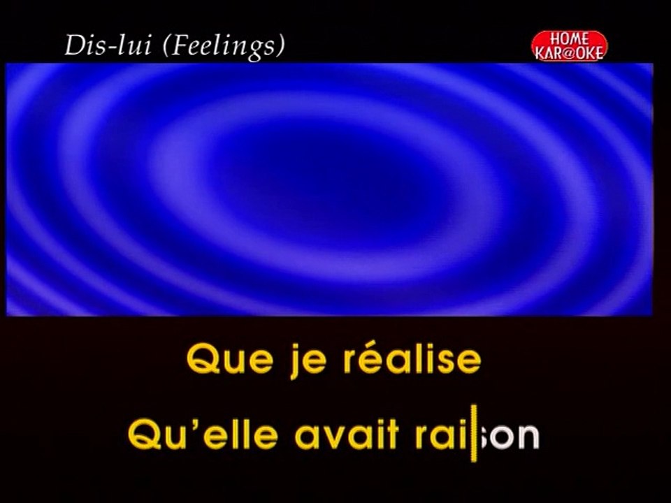 KARAOKE MIKE BRANT - Dis lui [Feelings]