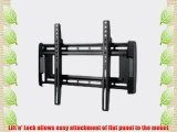 OmniMount NC200F Black Fixed Wall Mount for 37-63 inch Flat Panels