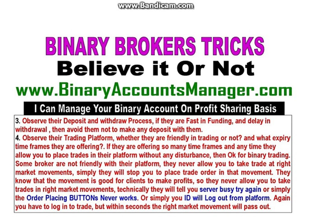 Best Binary Platform to Trade / How to Choose Best Binary Platform?