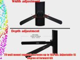 VideoSecu Tilt TV Wall Mount for Most 32-55 Plasma LCD LED TV Flat Panel Display with DVD DVR