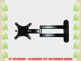 Unibrak UNB100 Articulating Cantilever LCD LED Plasma TV Wall Mount 15 - 30 Black Up to 35