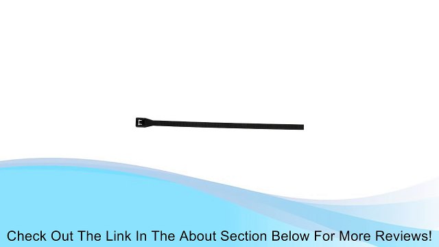 Allstar Performance ALL14124 Black 11.25 Nylon Tie-Wrap, (Pack of 100) Review