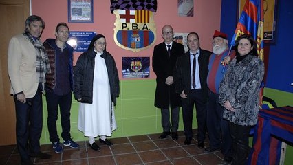 Jordi Cardoner, a la III Trobada regional de Penyes barcelonistes d'Aragó