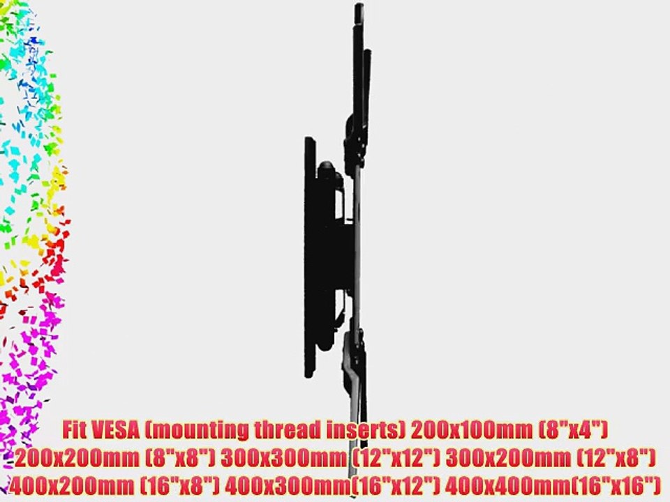 VideoSecu TV Wall Mount Bracket with Full Motion Swing Out Tilt and Swivel Articulating Arm