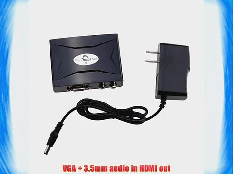 VGA Video L/R Audio To HDMI 1.3 Converter 1080p