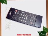 Zenith Tv/vcr Remote Model#343 04-200 Remote Control Controller Replacement (Made in Mexico)(3253d17)(123-191-03)