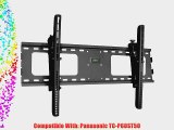 Black Adjustable Tilt/Tilting Wall Mount Bracket for Panasonic TC-P60ST50 60 inch Plasma 3D