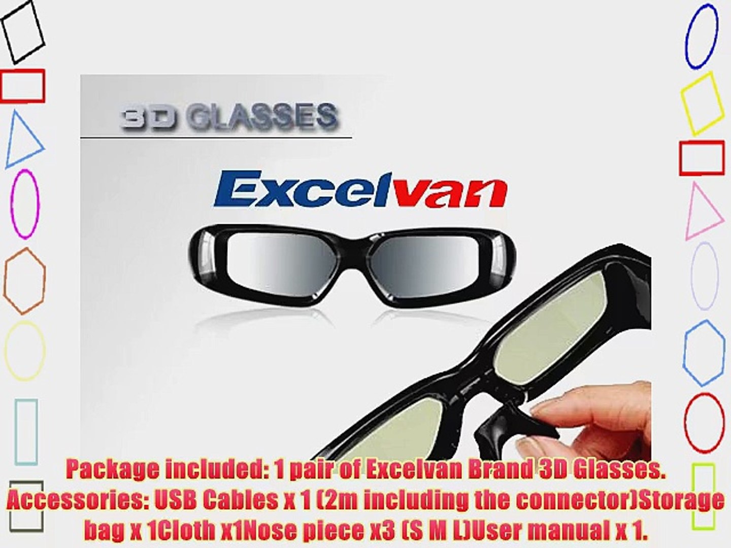 Excelvan 3D Active TV Glasses For Samsung SSG-3500CR 2011 samsung 3d led tv  - video Dailymotion
