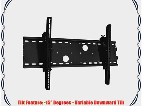 Black Tilting Wall Mount Bracket for Pioneer PDP-5050HD Plasma 50 inch HDTV TV