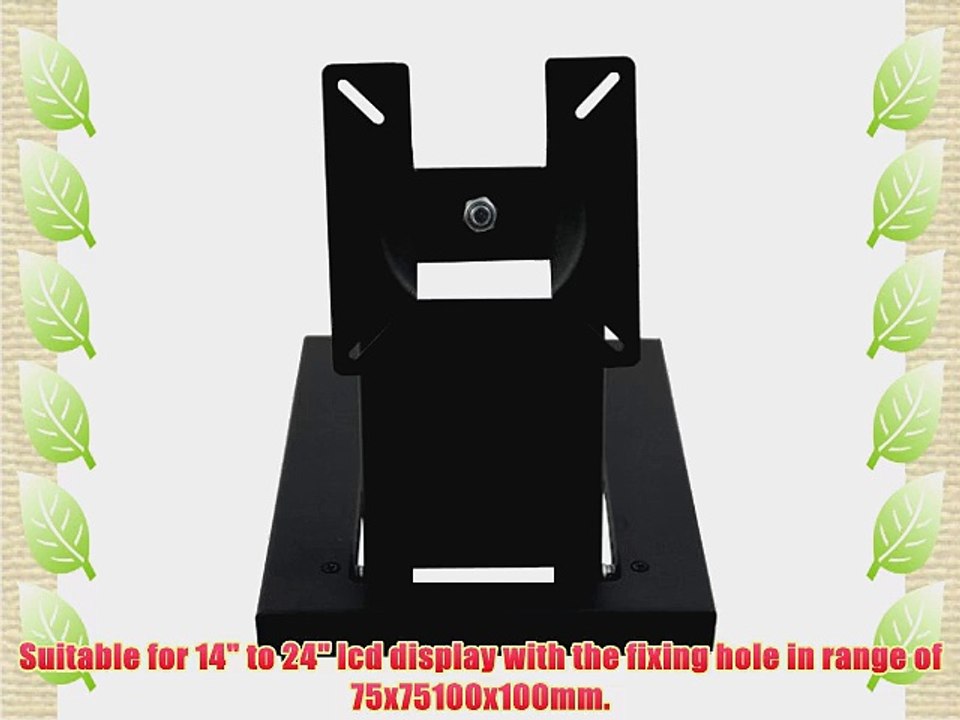 JWH Touch Screen Bracket VESA75/100mm(3/4) Surface Panel Adjustable Black
