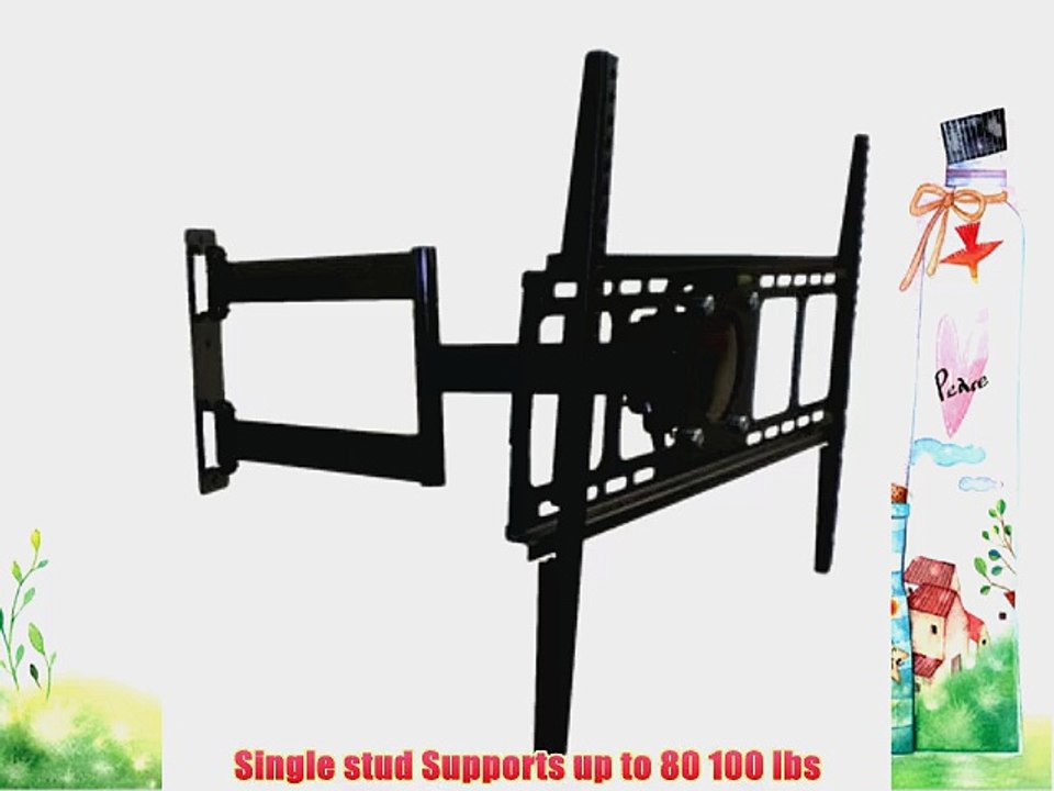 Single Stud Swivel Articulating TV Wall Mount for Panasonic Viera TC-L42E3 LED HDTV **Corner