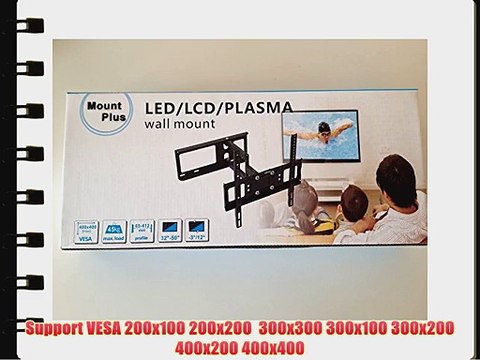 Mount Plus 1092-1 LCD LED Swivel Tilt Wall Mount Bracket for Samsung Ultra thin LED 32 40 46