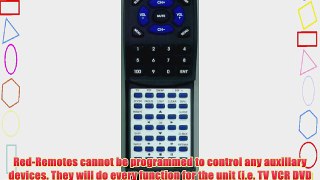 RCA Replacement Remote Control for D52W20 ITC D52W20YX1 ITC 261665 D40W20BYX1