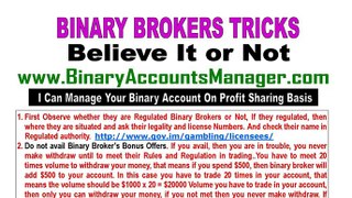 How to Choose the Best Binary Options Brokers? How I Can Find it?
