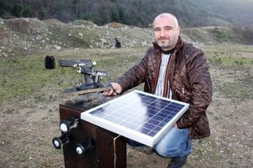 ''Solar Enerjili Tam Bağımsız Robot Silah" Projesi Gerçekleşti