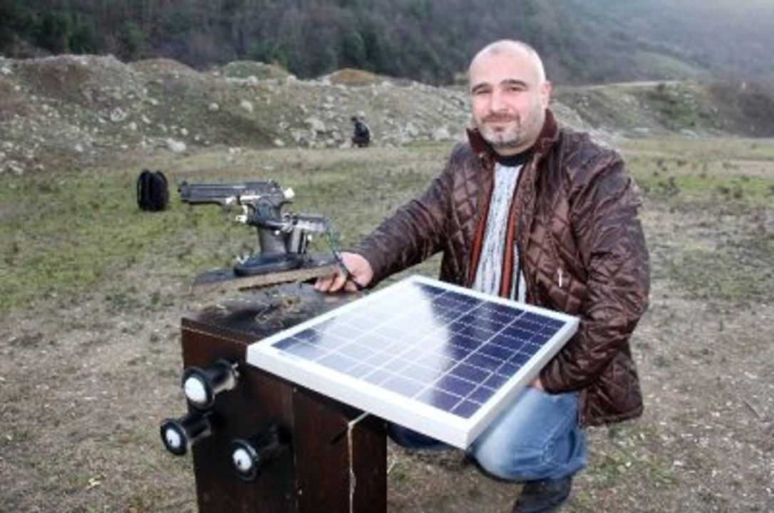 ''Solar Enerjili Tam Bağımsız Robot Silah" Projesi Gerçekleşti